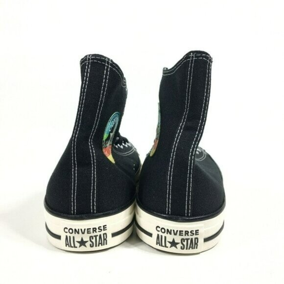 Converse All Stars CTAS HI Sneakers Mens 9 Women 11 Black 170927F - Picture 4 of 10